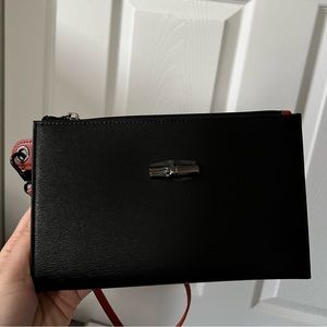 Longchamp Unisex Leather Wristlet
